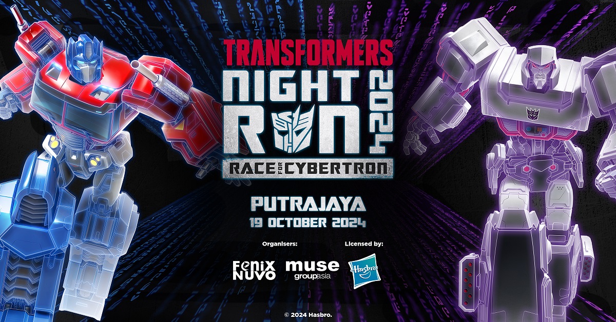 Transformers Night Run 2024: Race For Cybertron Banner